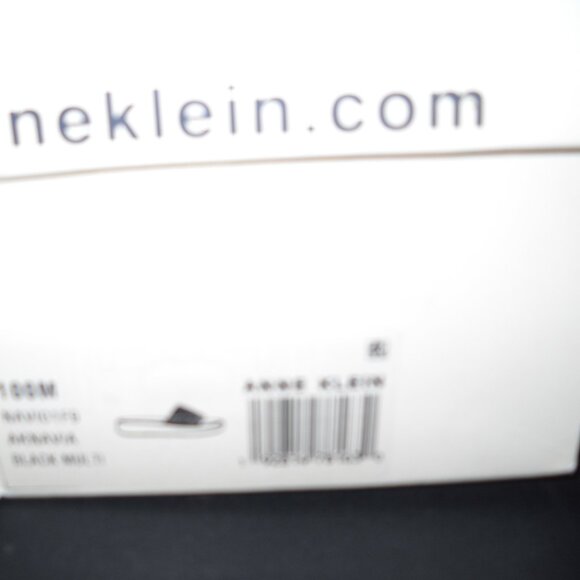 AK Anne Klein iFlex Slide Sandals Black Stone Embellished - Size 10 M - Picture 4 of 4